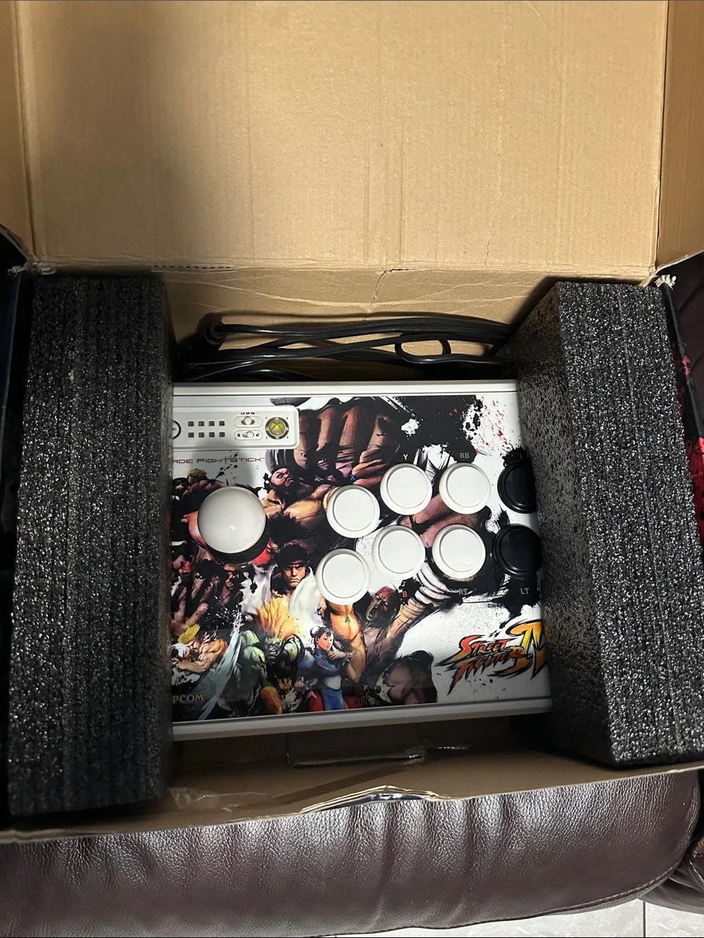 Capcom Street Fighter IV Arcade Fightstick Controller - Black & Red